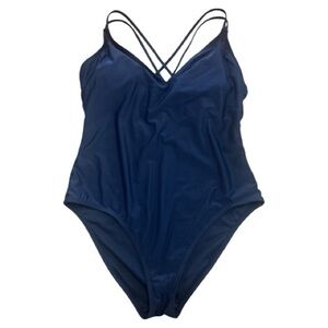 Hurley Deep Blue Women's One Piece Swimsuit | Size